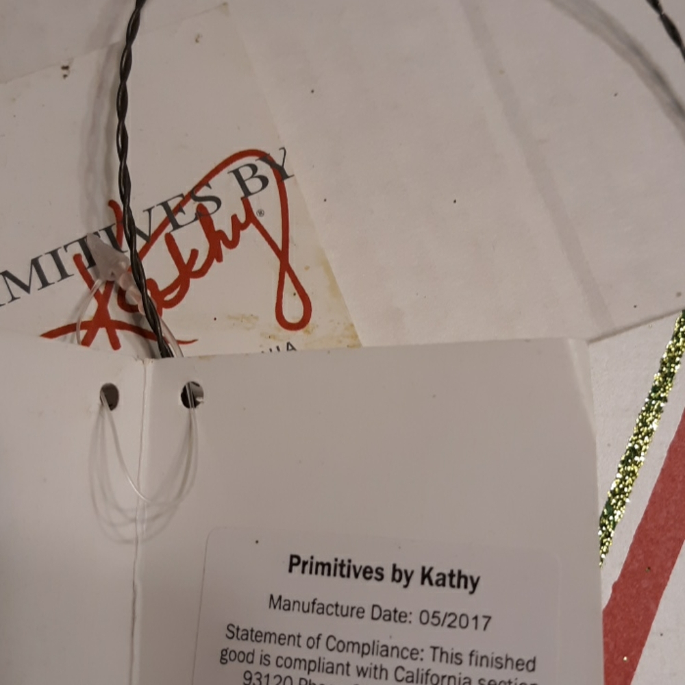 NWT Lot of 3 Primitives By Kathy wood Ornaments - Picture 15 of 15